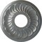 Ekena Millwork Blackthorn Ceiling Medallion (Fits Canopies up to 4 7/8"), 11 3/4"OD x 3 5/8"ID x 1"P, Platinum CM11BLPLS - alternate 1